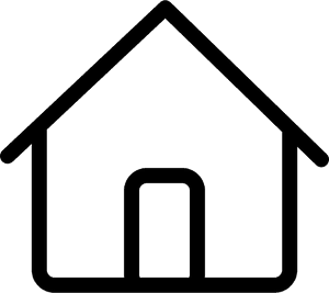Minimalist Home Icon PNG image with transparent background