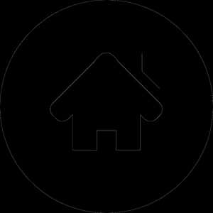 Home Rounded E - Home Icon Round Png, Transparent Png PNG