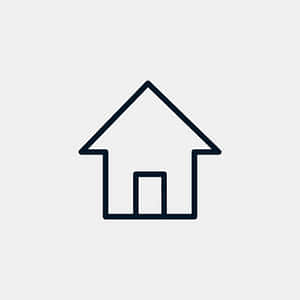 Minimalist Home Icon PNG with transparent background