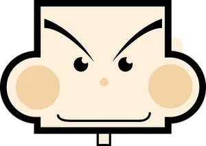 Minimalist Monkey Graphic PNG Image