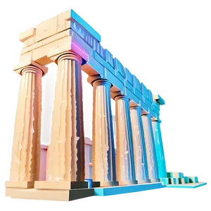 Minimalist Parthenon Design Png 86 PNG Image