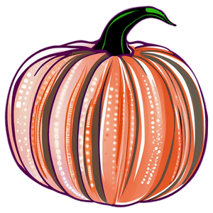 Minimalist Pumpkin Outline PNG 06202024 PNG
