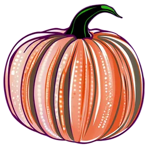 Minimalist Pumpkin Outline Png 06202024 PNG Image