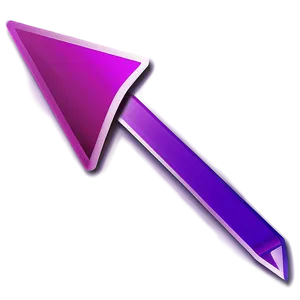 Minimalist Purple Arrow Png 78 PNG Image