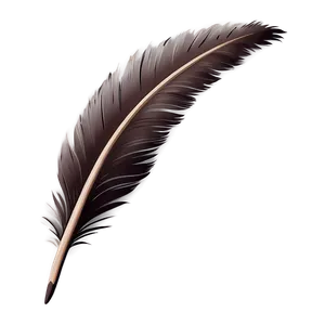 Minimalist Quill Design Png Juc PNG Image