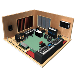 Minimalist Recording Studio Layout PNG cmf6 PNG