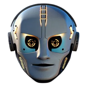 Minimalist Robot Head Png Kwm PNG Image