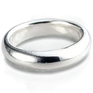 Minimalist Silver Ring Png Fwx68 PNG Image