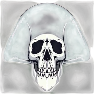 Minimalist Skull Design Png Hjb PNG Image