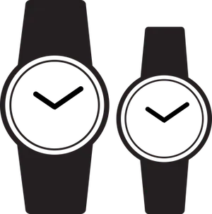 Minimalist Smartwatch Design PNG Image