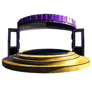 Minimalist Stage Design PNG cdl54 PNG image with transparent background