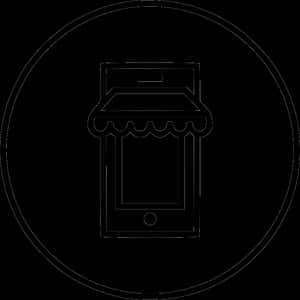 Minimalist Storefront Icon PNG