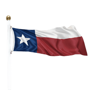 Minimalist Texas Flag PNG 8 PNG image with transparent background