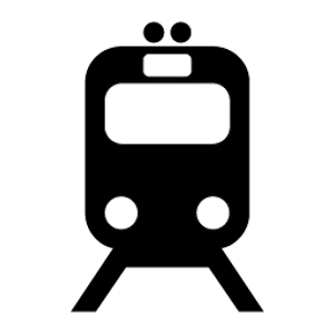 Minimalist Train Icon PNG Image