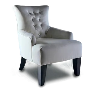 Minimalist White Armchair Png Cis35 PNG Image