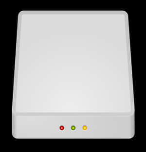 Minimalist White Box Icon PNG with transparent background