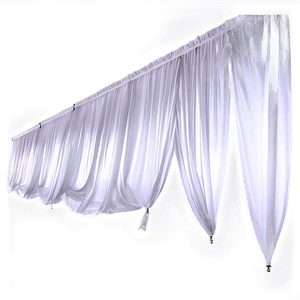 Minimalist White Curtain PNG 05252024 PNG