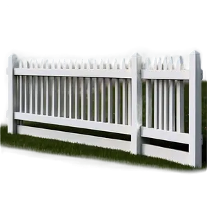 Minimalist White Fence Idea Png Bin PNG Image