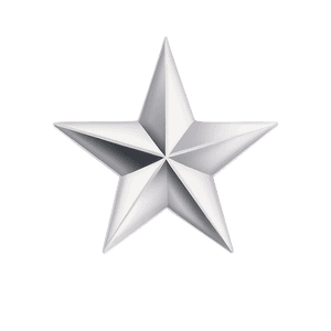 Minimalist White Star Image PNG vlg48 PNG