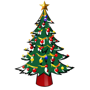 Minimalistic Christmas Tree PNG 78 PNG image with transparent background