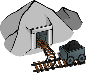 Coal Mine, Mine, Cave, Lorry, Coal, Tunnel, Mining, HD Png Download PNG with transparent background
