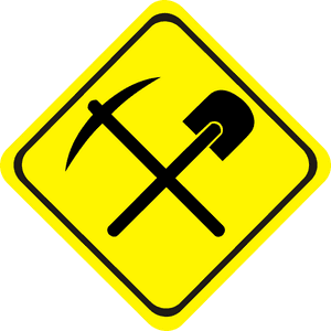 Transparent Dead End Sign Png - Mining Sign, Png Download PNG image with transparent background