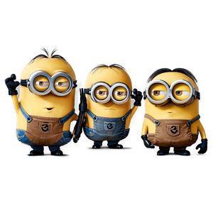 Minions 3D PNG six PNG image with transparent background