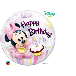 Minnie Mouse Birthday Balloon PNG Image