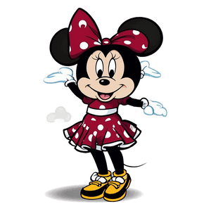Minnie Mouse Cheerleader PNG 05032024 PNG image with transparent background