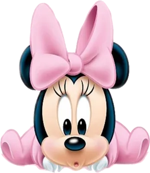 Minnie Mouse Classic Pose PNG Image