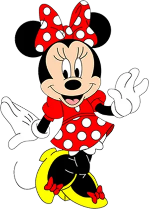 Minnie Mouse Classic Pose PNG Image