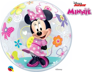 Minnie Mouse Disney Junior Balloon PNG Image