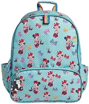 Minnie Mouse Print Backpack PNG Image