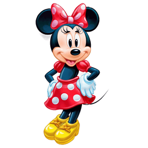 Minnie Mouse Roadster Racer PNG wlj PNG image with transparent background