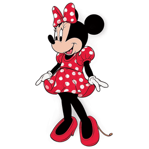 Minnie Mouse Silhouette Black PNG oxb PNG image with transparent background