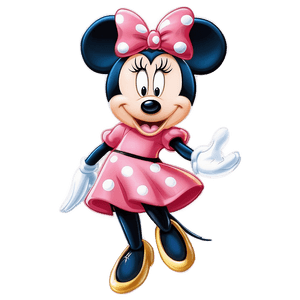 Minnie Mouse with Sunglasses PNG roi PNG image with transparent background