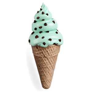 Mint Chocolate Chip Ice Cream PNG 73 PNG image with transparent background