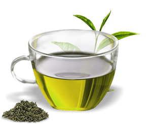 Mint Tea Glass Cup PNG
