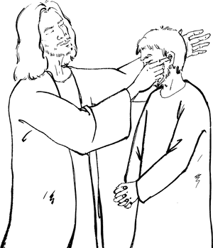 How To Start Healing The Sick Go To Heaven Now - Coloring Page For Healing The Blind And Deaf, HD Png Download PNG image with transparent background