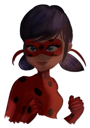 Miraculous Ladybug Cartoon Character PNG Image