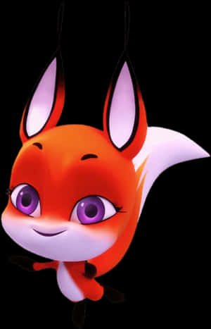 Miraculous Ladybug Kwami Trix PNG image with transparent background