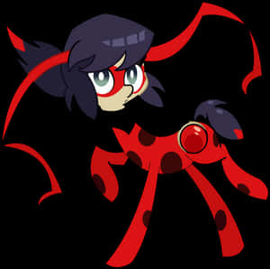 Miraculous Ladybug Pony Crossover Art PNG image with transparent background