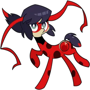 Miraculous_ Ladybug_ Pony_ Version PNG Image