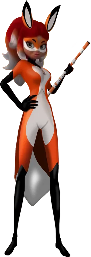 Miraculous_ Ladybug_ Rena_ Rouge_ Character PNG Image