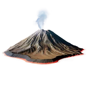 Mirage Of A Volcano Png Syk PNG Image