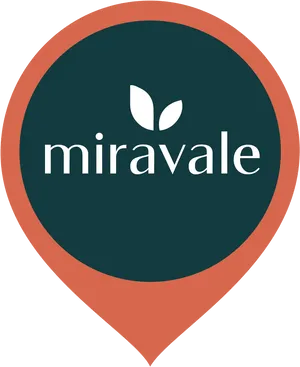 Miravale Map Pin Logo PNG Image