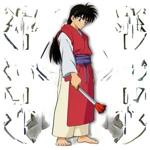 Miroku Inuyasha Monk Png Ysd PNG Image