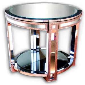 Mirrored Side Table Png 2 PNG Image