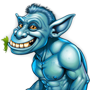 Mischievous Troll Illustration PNG 05232024 PNG image with transparent background