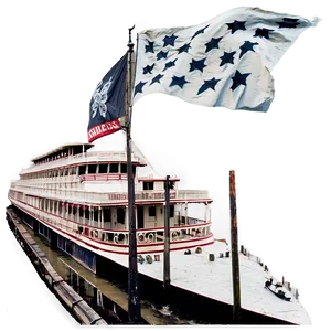 Mississippi Riverboats Vintage Png Lnc PNG Image